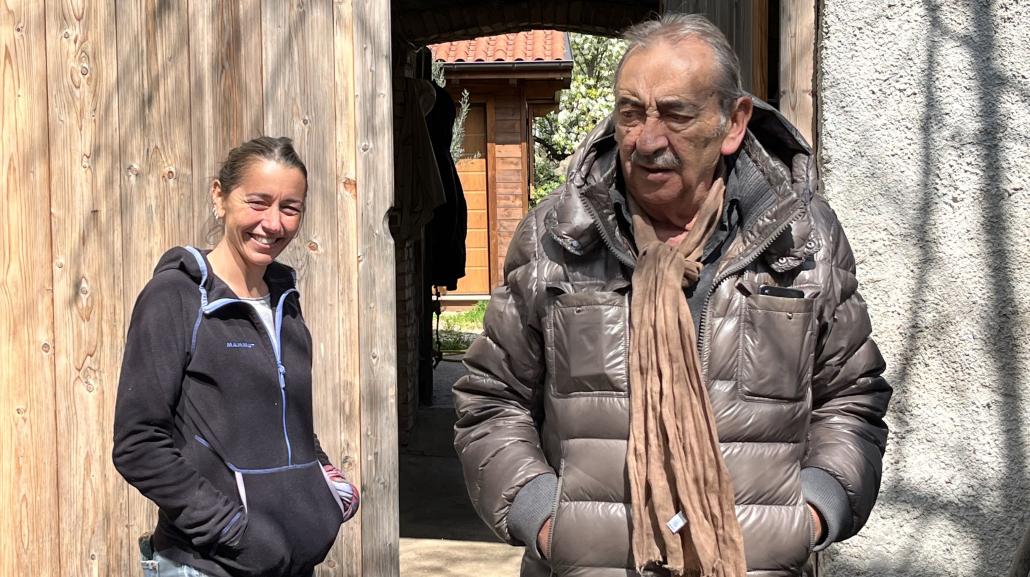 Lorenza e suo padre Enzo