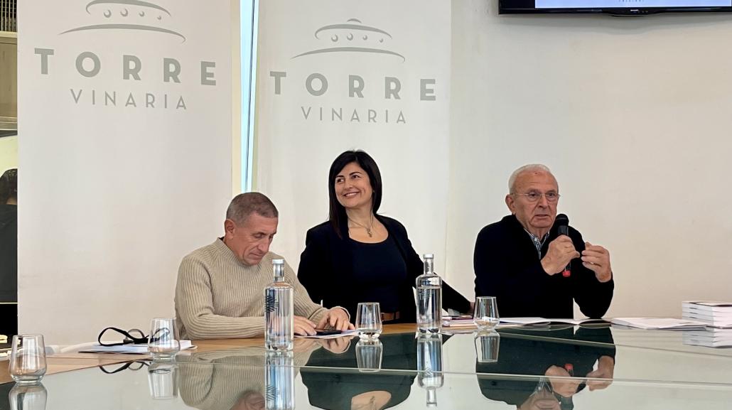 Il presidente Carlo Romanelli e il vicepresidente Giuseppe Alfino.